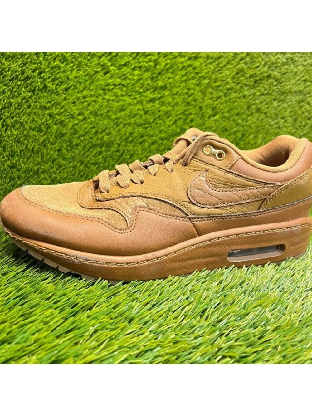 Nike Air Max 1 '87 Womens Size 10 Brown Athletic Running Walking Shoes Sneakers